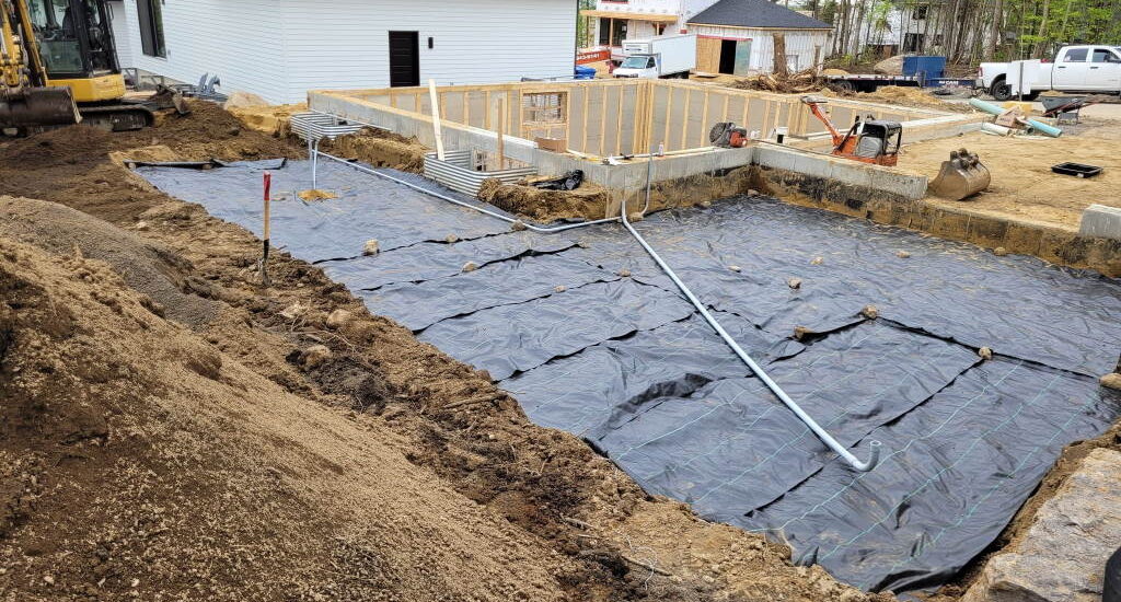 excavation d'une maison