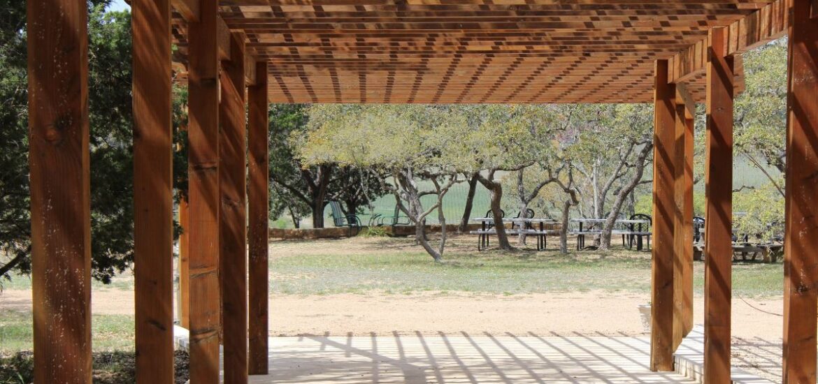 1-Pergola en acier corten
