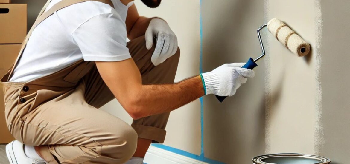 1-Préparer un enduit fissuré pour la peinture