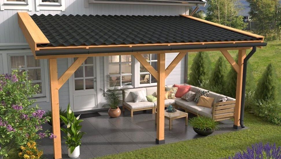 pergola adossée